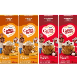 Coffee mate Seasonal Pack Creamer, 50 Count/Pack, 4/Pack (700-00095)
