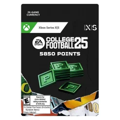 College Football 25 5,850 Points, In-Game Currency, Xbox Series X|S (Digital)