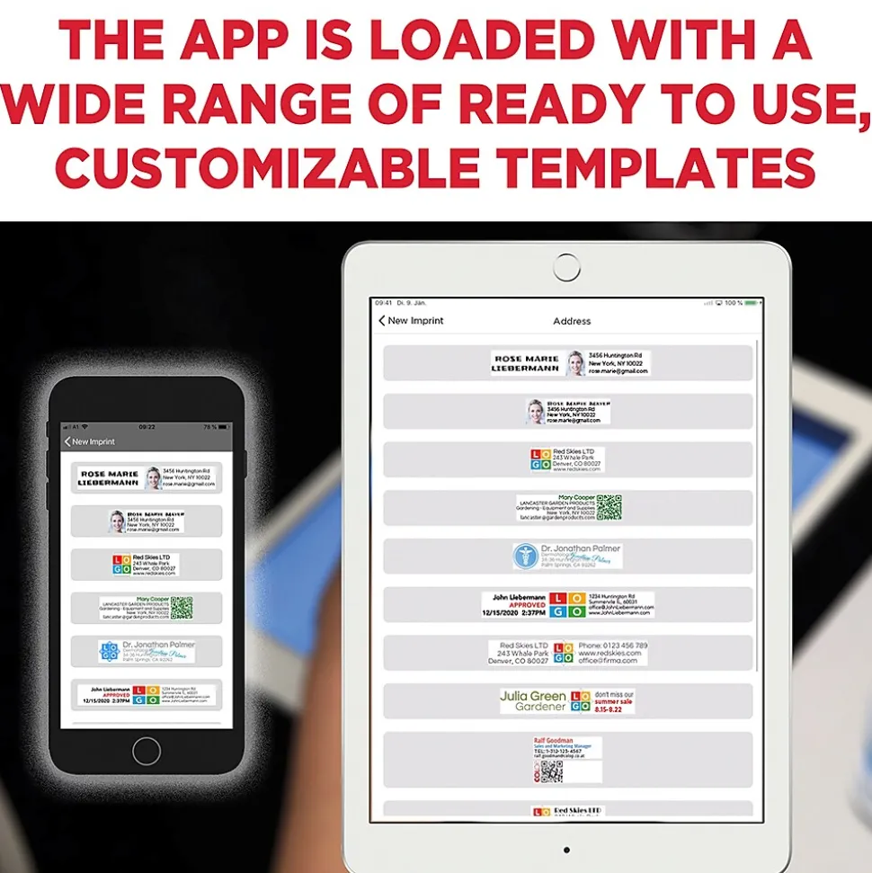 COLOP e-mark Electronic Digital Stamp and Marking Device, Cyan/Magenta/Yellow Ink (039201)
