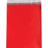 Colored Poly Mailers, Red, 12" x 15-1/2", 100/Case