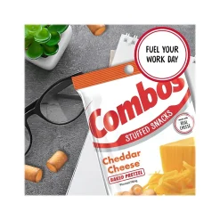 Combos Stuffed Snacks Cheddar Cheese Pretzels Nuggets, 6.3 oz. (06171)