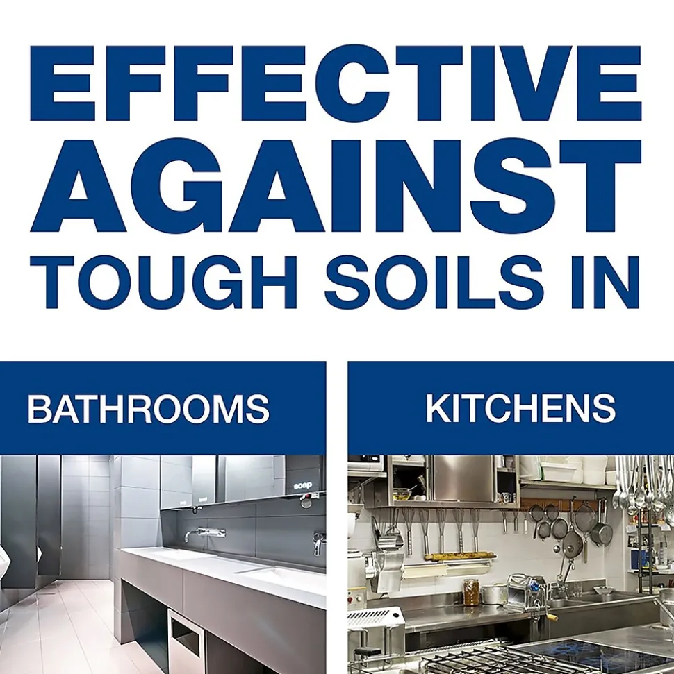 Comet Professional All Purpose Liquid Cleaner with Bleach for Commercial Use, 32 fl. oz., 8/Carton (02287)