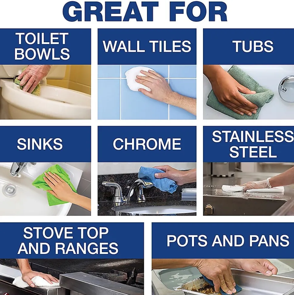 Comet Professional All Purpose Liquid Cleaner with Bleach for Commercial Use, 32 fl. oz., 8/Carton (02287)