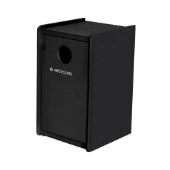 Commercial Zone EarthCraft Single-Stream Recycling Station, 32-Gallon, Black (71SLFR32-01847)