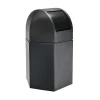 Commercial Zone Products® PolyTec Series 45-Gallon Hex Trash Can with Dome Lid, Black (73790199)