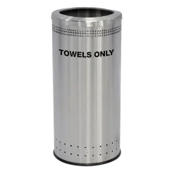 Commercial Zone Products® Precision Series® Imprinted Medium 25-Gallon Capacity Towel Bin (78282999)