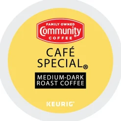 Community Coffee Cafe Special Coffee Keurig® K-Cup® Pods, Medium Dark Roast, 24/Box (5000374325)