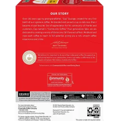 Community Coffee Chicory Coffee Keurig® K-Cup® Pods, Medium Dark Roast, 24/Box (5000374326)