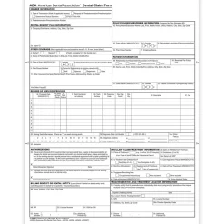 ComplyRight 2024 ADA Dental Claim Forms, 500 Forms/Pack (20241500)