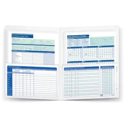 ComplyRight 2025 Attendance Calendar File Folder, 25 Forms/Pack (A3050)