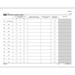 ComplyRight 2024 1094-C Tax Form, 1-Part, White/Black, 50/Pack (1094CT50)