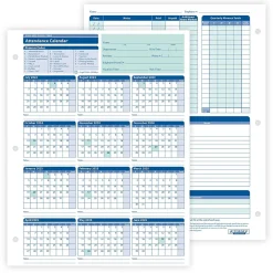 ComplyRight 2024-2025 Fiscal Attendance Calendar, 50/Pack (A42005015)
