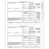 ComplyRight 2024 1099-MISC Tax Form, 1-Part, 2-Up, Recipient Copy B, 50/Pack (511150)