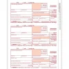 ComplyRight 2024 1099-NEC Tax Form, 1-Part, 3-Up, Federal Copy A, 50/Pack (NEC511050)