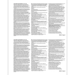 ComplyRight 2024 1099-R Tax Form, 1-Part, 2-Up, Recipient Copy C, 50/Pack (514250)