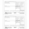 ComplyRight 2024 W-2 Tax Form, 1-Part, 2-Up, Employer Copy D, 50/Pack (520450)