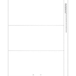 ComplyRight 2024 W-2 Tax Form, 3-Part, 3-Up, 50/Pack (521150)