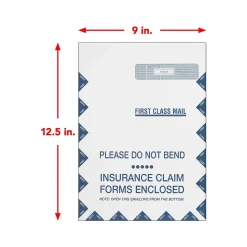 ComplyRight CMS-1500 Jumbo Health Care Billing Envelope, 500/Pack (1500LR500)
