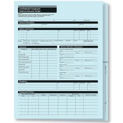 ComplyRight Confidential Employee Medical Records Folder, Pack of 25 (A2211)