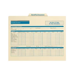 ComplyRight Employee Benefits & Insurance Records Organizer, Pack of 25 (A0309)