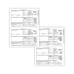 ComplyRight 1099-MISC 3-Part Tax Form Set with Recipient Copy Only, 50/Pack (6113)