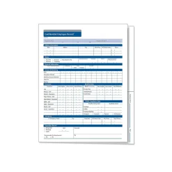 ComplyRight 1-Part Confidential Employee Record Folder, 25/Pack (A0503)