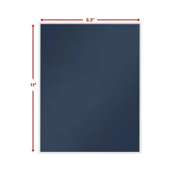 ComplyRight Single-Window Tax Presentation Folder, Navy Blue, 50/Pack (PNW22)