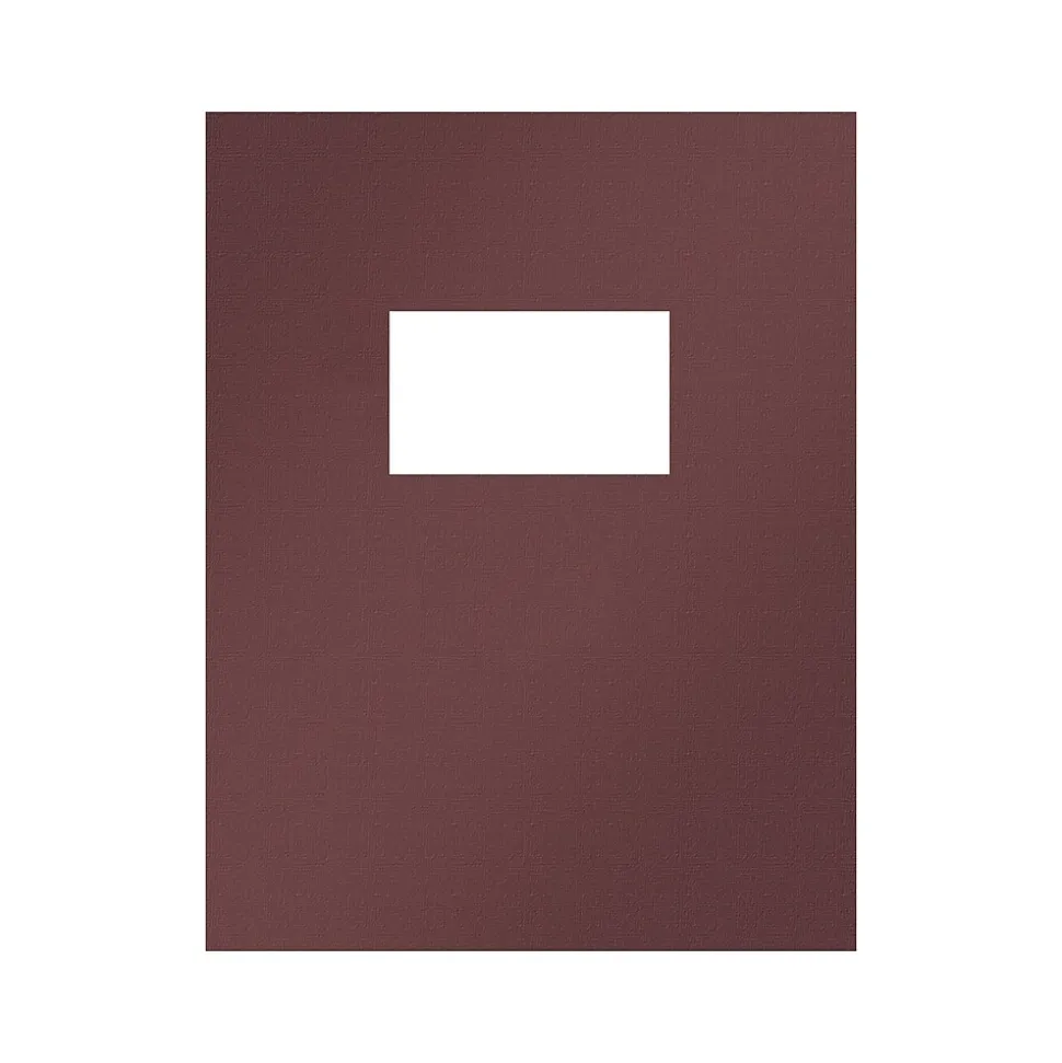 ComplyRight Single-Window Tax Presentation Folder, Burgundy, 50/Pack (PBW24)