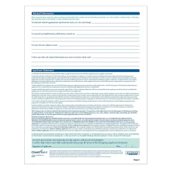 ComplyRight™ 50-State Job Application (Long Form), Pack of 50 (A0019)