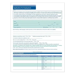 ComplyRightâ„¢ 50-State Job Application - Short Form, Pack of 50 (AR0374)