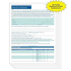 ComplyRight™ 50-State Job Application - Short Form, Pack of 50 (AR0374)
