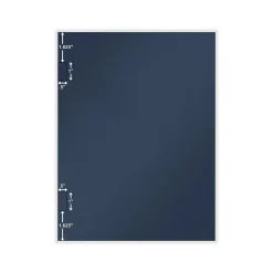 ComplyRight Tax Presentation Folder with Side-Staple Tabs, Navy Blue, 50/Pack (PNSS2)