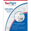 ComplyRight TaxRight 2024 1099-MISC Tax Form Tax Forms, Envelopes, TipSheet & Software, 4-Part, 10/Pack (SC6103ES10)