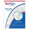 ComplyRight TaxRight 2024 1099-MISC Tax Form Tax Form Set with Envelopes, 4-Part, 10/Pack (SC6103E10)