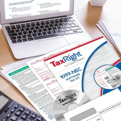 ComplyRight TaxRight 2024 1099-NEC Tax Form Tax Forms, Envelopes, TipSheet & Software, 4-Part, 15/Pack (NECSC6103ES15)
