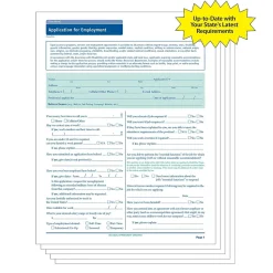 ComplyRight™ Virginia Job Application, Pack of 50 (A2179VA)