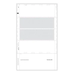 ComplyRight W-2 Blank Tax Form, Horizontal, with Backer Instructions, Pressure-Seal, 4-Up, 500/Pack (5227)