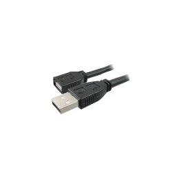 Comprehensive 16' USB 2.0 Male to Female Extension Cable, Black
