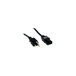 Comprehensive PWC-BK-10 10 ft. Standard Power Cord Power Cable, Black