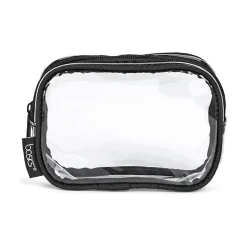 Conair PVC Toiletry Bag, Clear/Black (A004288HA)