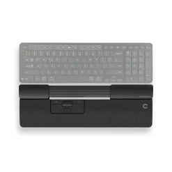 Contour Design SliderMouse Pro Vegan Leather Slim Wrist Rest, Wireless, Black (CDSMPRO10110)