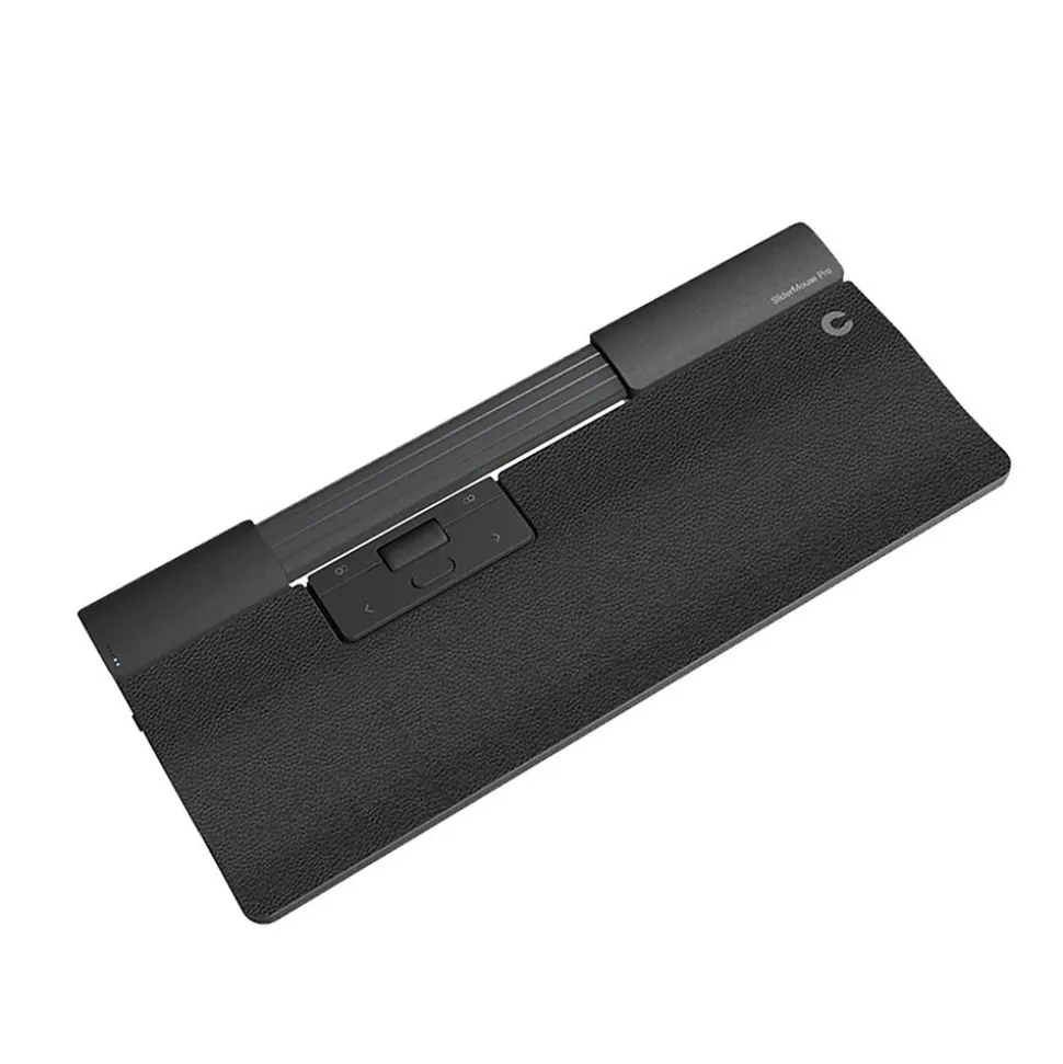Contour Design SliderMouse Pro Vegan Leather Regular Wrist Rest, Wired, Black (CDSMPRO20210)