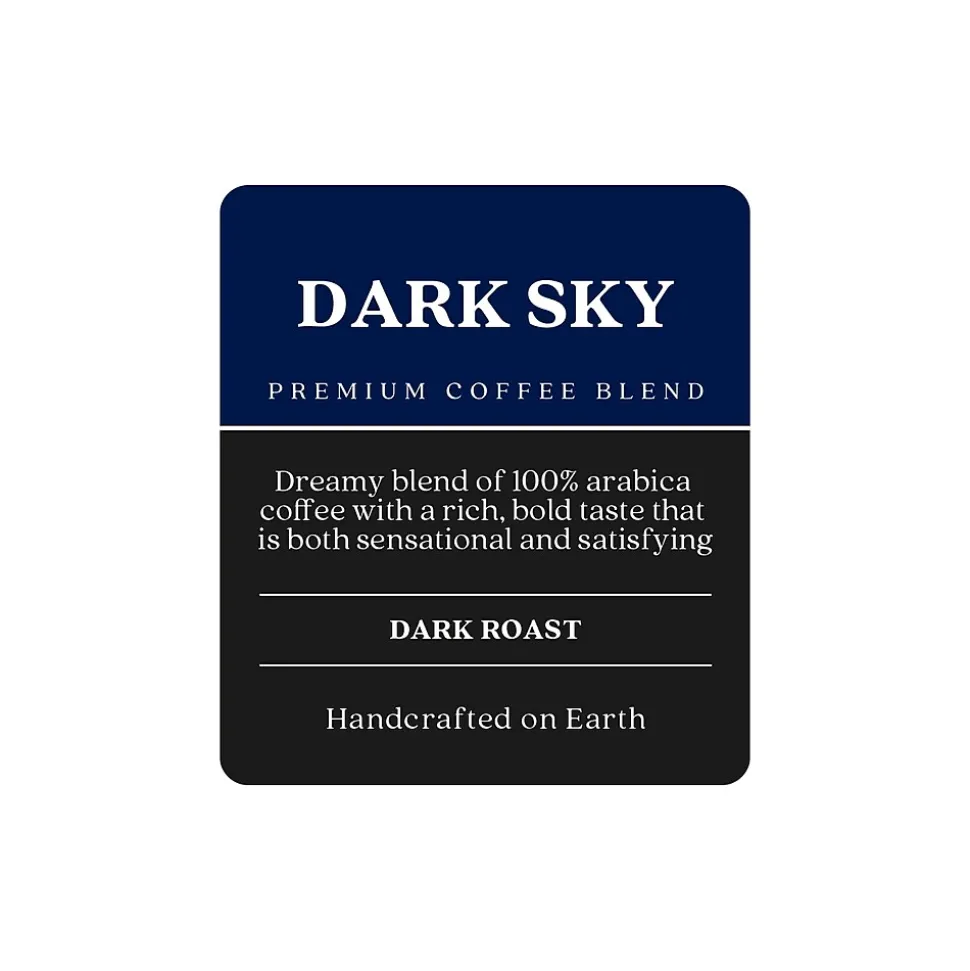 Copper Moon Dark Sky Arabica Beans Coffee, Dark Roast, 32 oz. (260124)