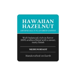 Copper Moon Hawaiian Hazelnut Ground Coffee, Medium Roast, 12 oz. (205125 - BAG)