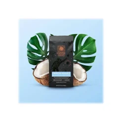 Copper Moon Tropical Coconut Hazelnut Ground Coffee, Medium Roast, 12 oz. (210145)