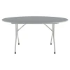 Correll Folding Table, 62" Dia., Gray (CF60TF-15)