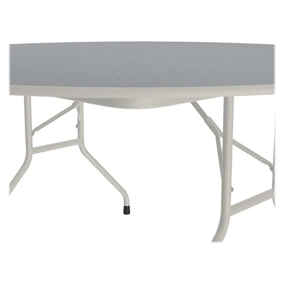 Correll Folding Table, 62" Dia., Gray (CF60TF-15)