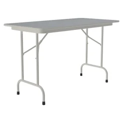 Correll Folding Table, 48" x 24", Gray (CF2448TF-15)