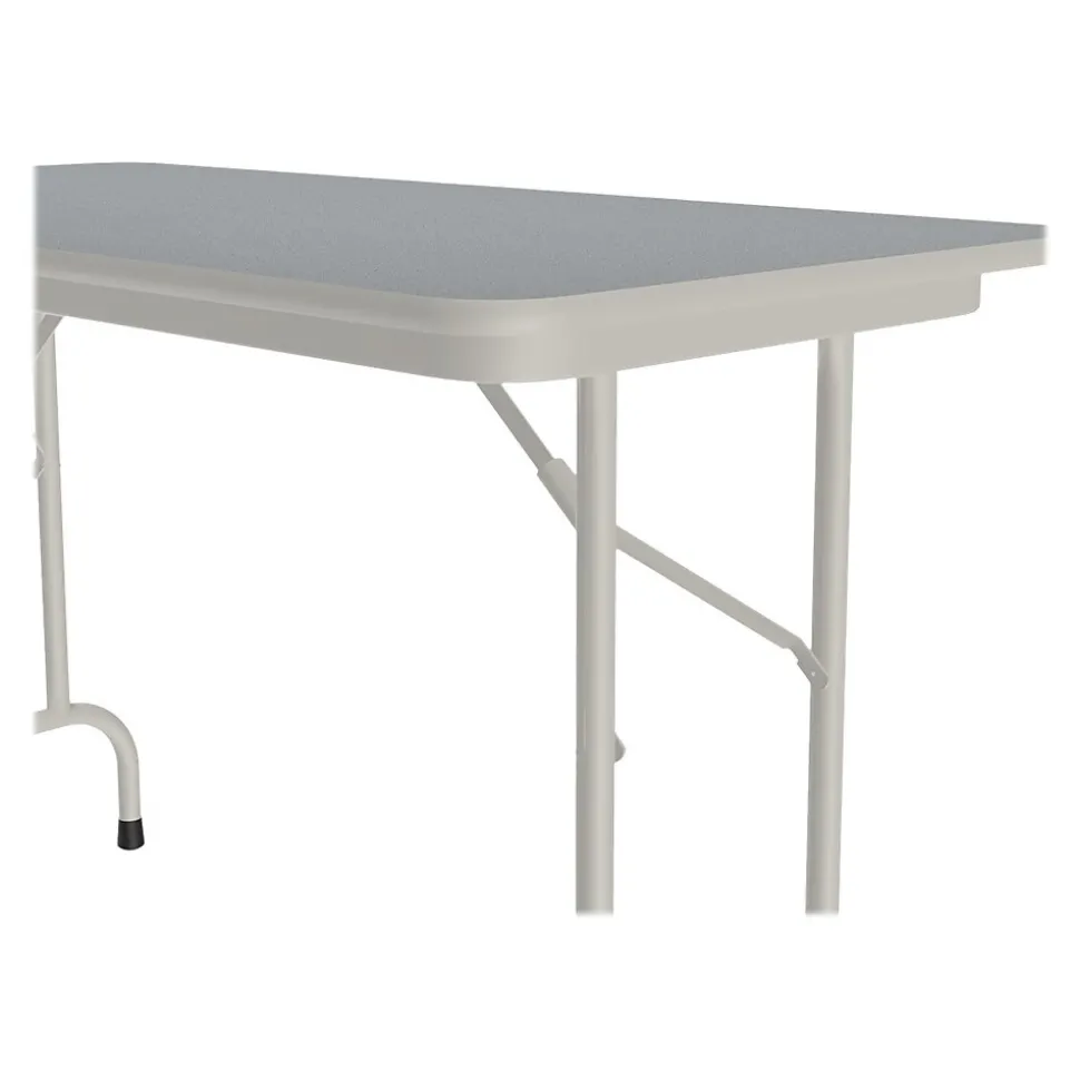 Correll Folding Table, 48" x 24", Gray (CF2448TF-15)