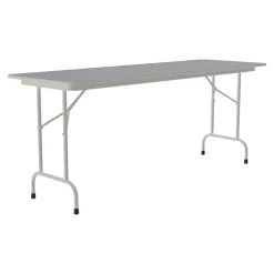 Correll Folding Table, 72" x 24", Gray (CF2472TF-15)